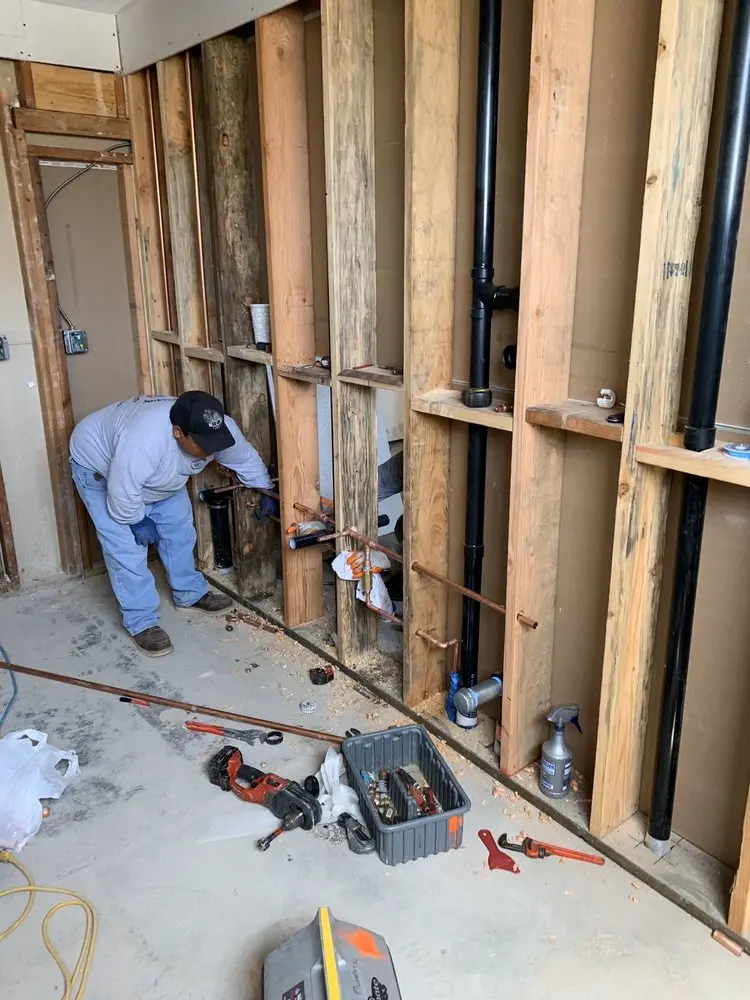 Commercial rough-in plumbing for Gas Line Repair in Glen Oaks